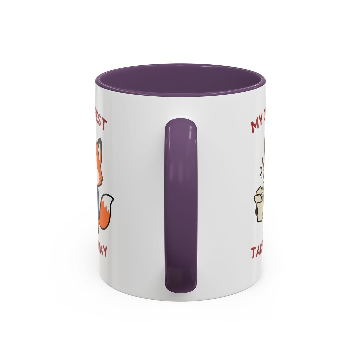 My Biggest Takeaway Fox Mug | Funny Office Meeting Pun Cup | Coworker Gift | Animal Humour Accent Mug 11oz 15oz