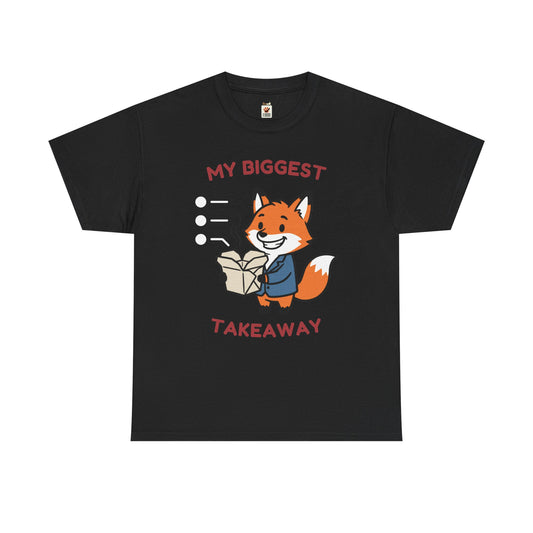 My Greatest Takeaway Fox Tee | Funny Office Shirt – Agenda Animals