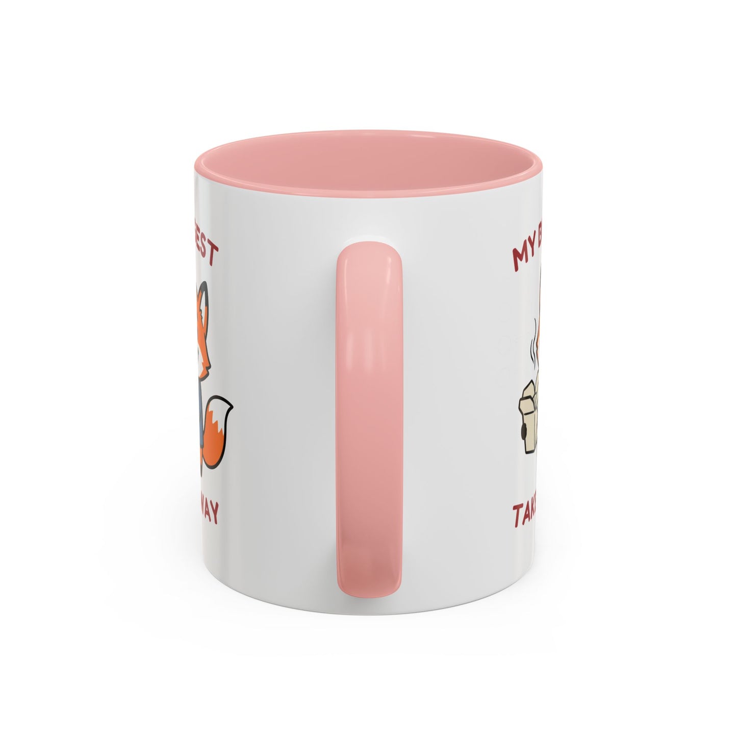 My Biggest Takeaway Fox Mug | Funny Office Meeting Pun Cup | Coworker Gift | Animal Humour Accent Mug 11oz 15oz