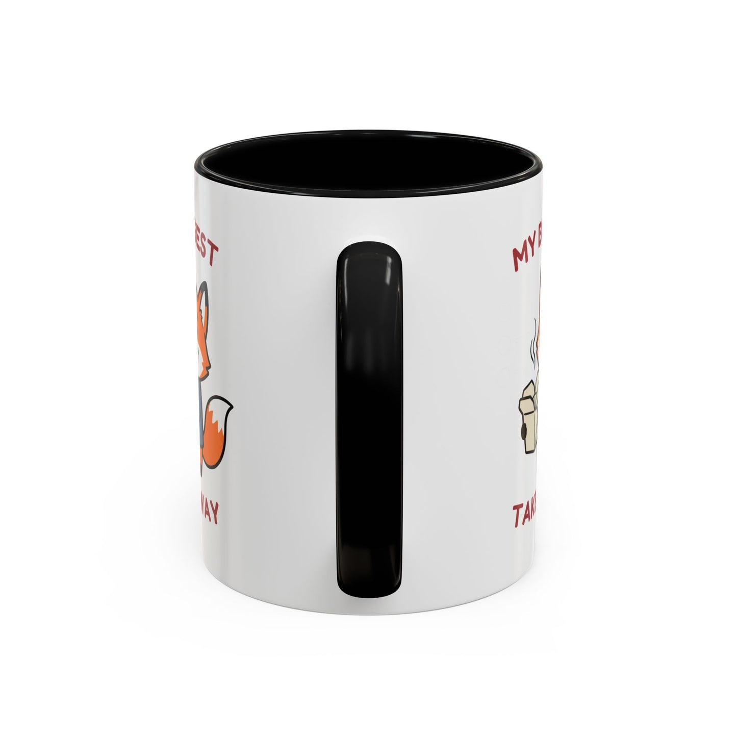 My Biggest Takeaway Fox Mug | Funny Office Meeting Pun Cup | Coworker Gift | Animal Humour Accent Mug 11oz 15oz