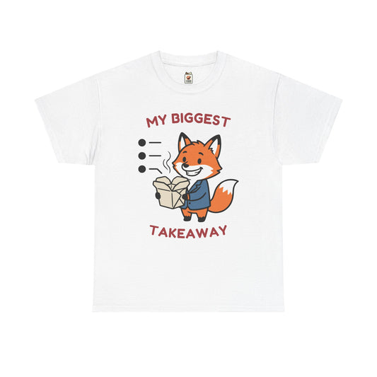 My Greatest Takeaway Fox Tee | Funny Office Shirt – Agenda Animals